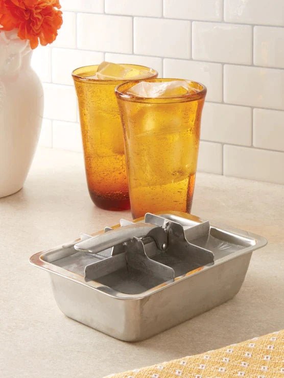 Ecozoi Stainless Steel Ice Cube Trays with Easy Release - Thumbnail 2