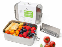 Load image into Gallery viewer, ecozoi - ecozoi Stainless Steel Lid for 1 Tier 60 Oz Lunch Box with Removable Divider - | Delivery near me in ... Farm2Me #url#
