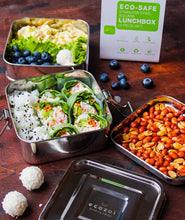 Load image into Gallery viewer, ecozoi - ecozoi Stainless Steel Lunch Box, 2 Tier Square, 40 Oz - | Delivery near me in ... Farm2Me #url#
