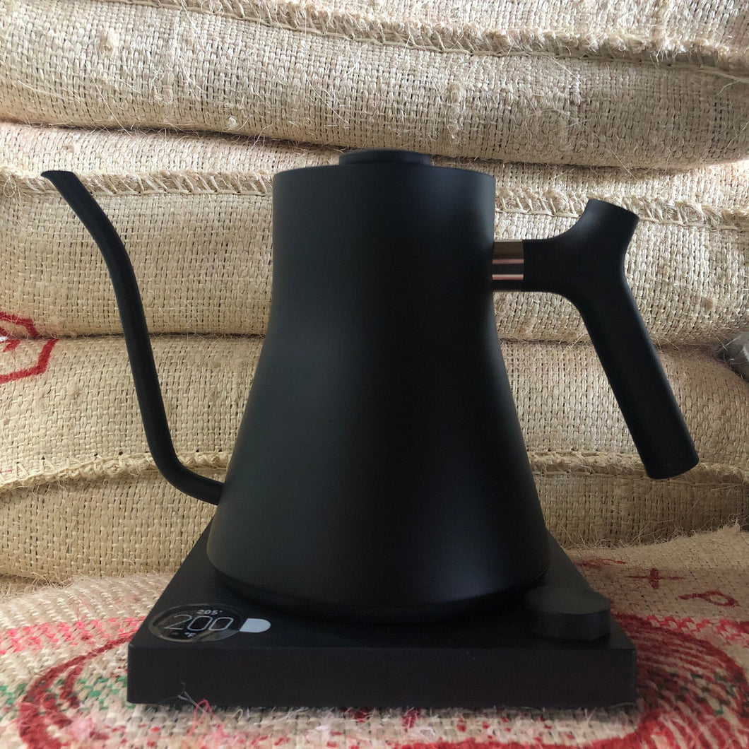 Bold Bean Coffee Roasters Fellow - Stagg EKG Electric Kettle