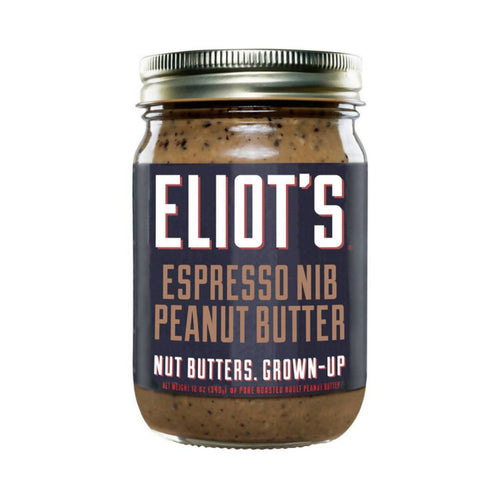 Farm2Me - Pantry - Eliot’s Nut Butters - Espresso Nib Peanut Butter - 6 x 12oz - Espresso Nib Peanut Butter - 6 x 12oz - 851586006067