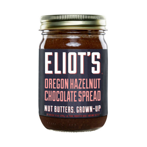 Farm2Me - Pantry - Eliot’s Nut Butters - Oregon Hazelnut Chocolate Spread - 6 x 12oz - Oregon Hazelnut Chocolate Spread - 6 x 12oz - 851586006173