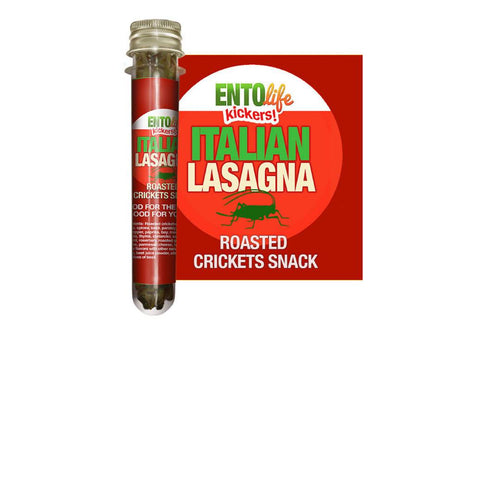 Entosense - Italian Lasagna Roasted Cricket Snack Tubes - 6 x 10g - Snacks | Delivery near me in ... Farm2Me #url#
