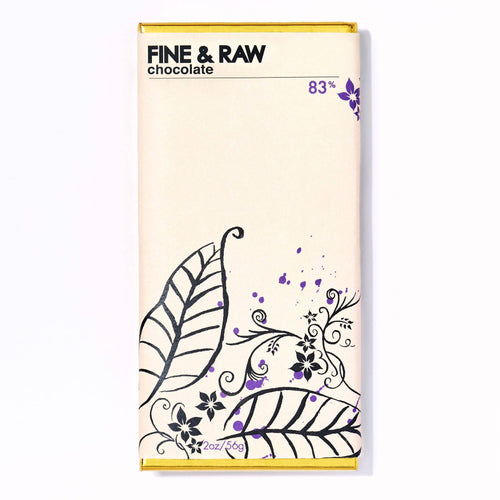 FINE & RAW chocolate - Fine and Raw Dark Chocolate Bars, Organic (83% Cocoa / Cacao) - 10 Bars x 2oz - Snacks | Delivery near me in ... Farm2Me #url#