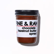 Load image into Gallery viewer, FINE &amp; RAW chocolate - Fine and Raw Hazelnut Spread, Organic, Fair Trade - 12 Jars x 8oz - Candy &amp; Chocolate | Delivery near me in ... Farm2Me #url#
