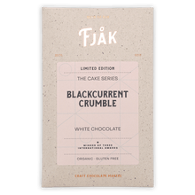 Load image into Gallery viewer, Fjåk Blackcurrant Crumble White Chocolate (Cake Series)
