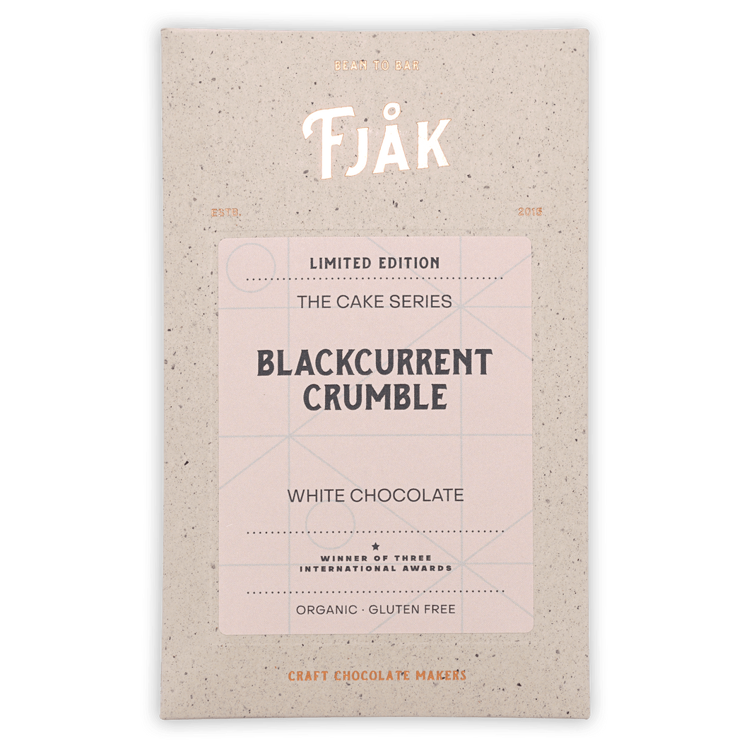 Fjåk Blackcurrant Crumble White Chocolate (Cake Series)