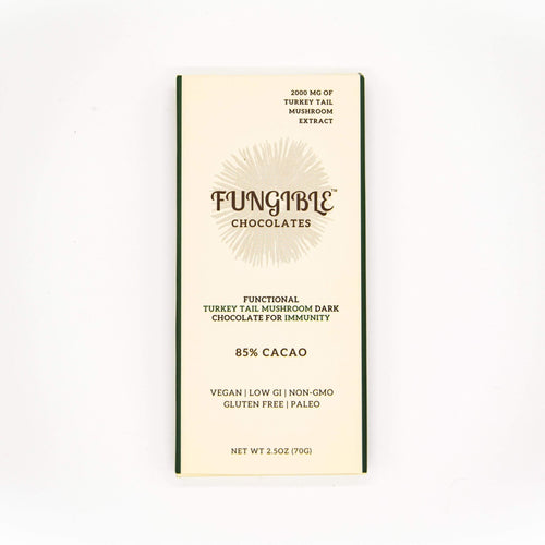 Fungible Chocolates - Functional Turkey Tail Mushroom Dark Chocolate Bar for Immunity (85% cacao) by Fungible Chocolates - | Delivery near me in ... Farm2Me #url#