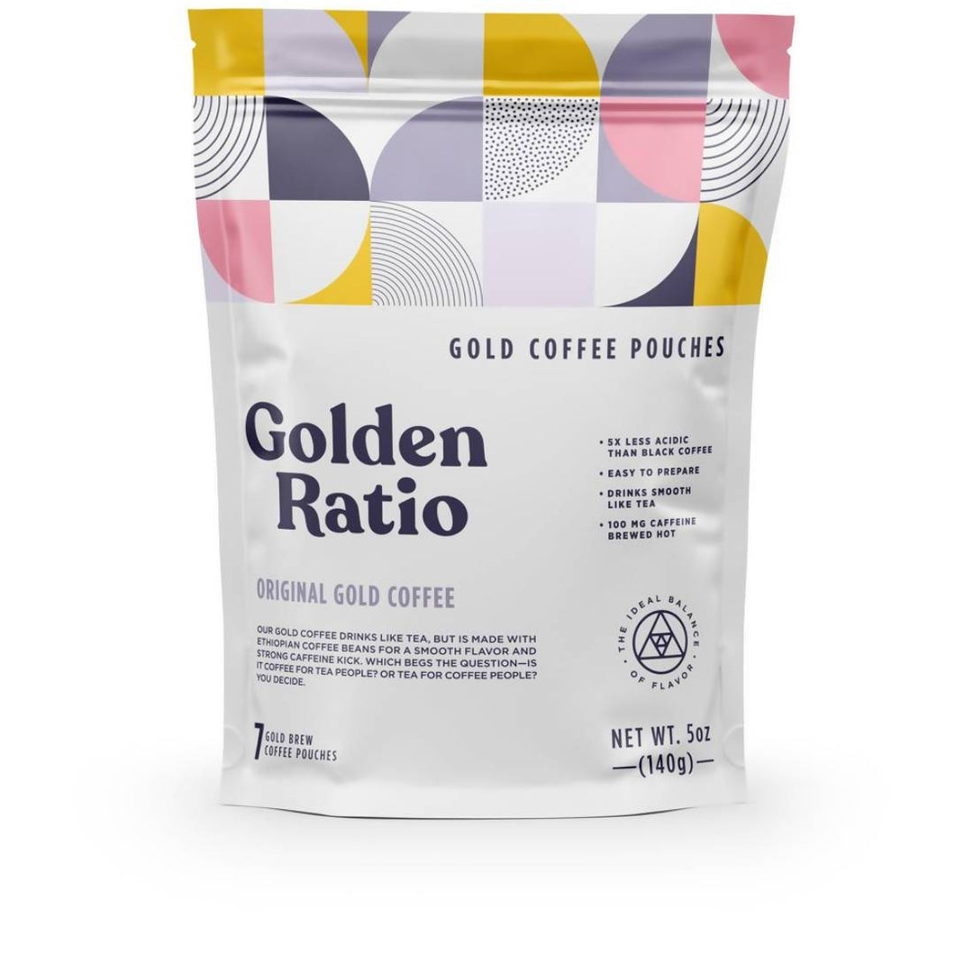 Original Gold Coffee, Low Acid - 6 Bags x 7 Pouches