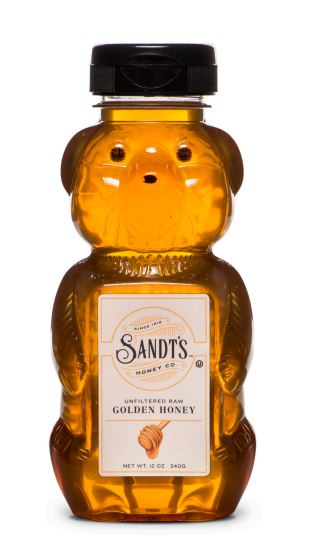 Sandt's Unfiltered Raw Golden Honey