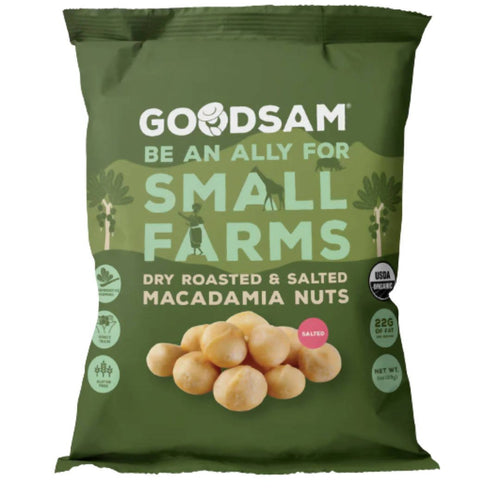 GoodSAM Foods - GoodSam Macadamia Nuts, Dry Roasted & Salted, Organic Bags - 12 bags x 8 oz - Snacks | Delivery near me in ... Farm2Me #url#