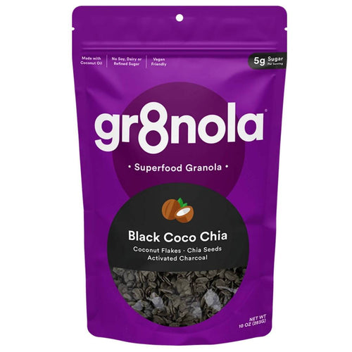 gr8nola - Black Coco Chia Granola Packs - 6 x 10oz - Snacks | Delivery near me in ... Farm2Me #url#