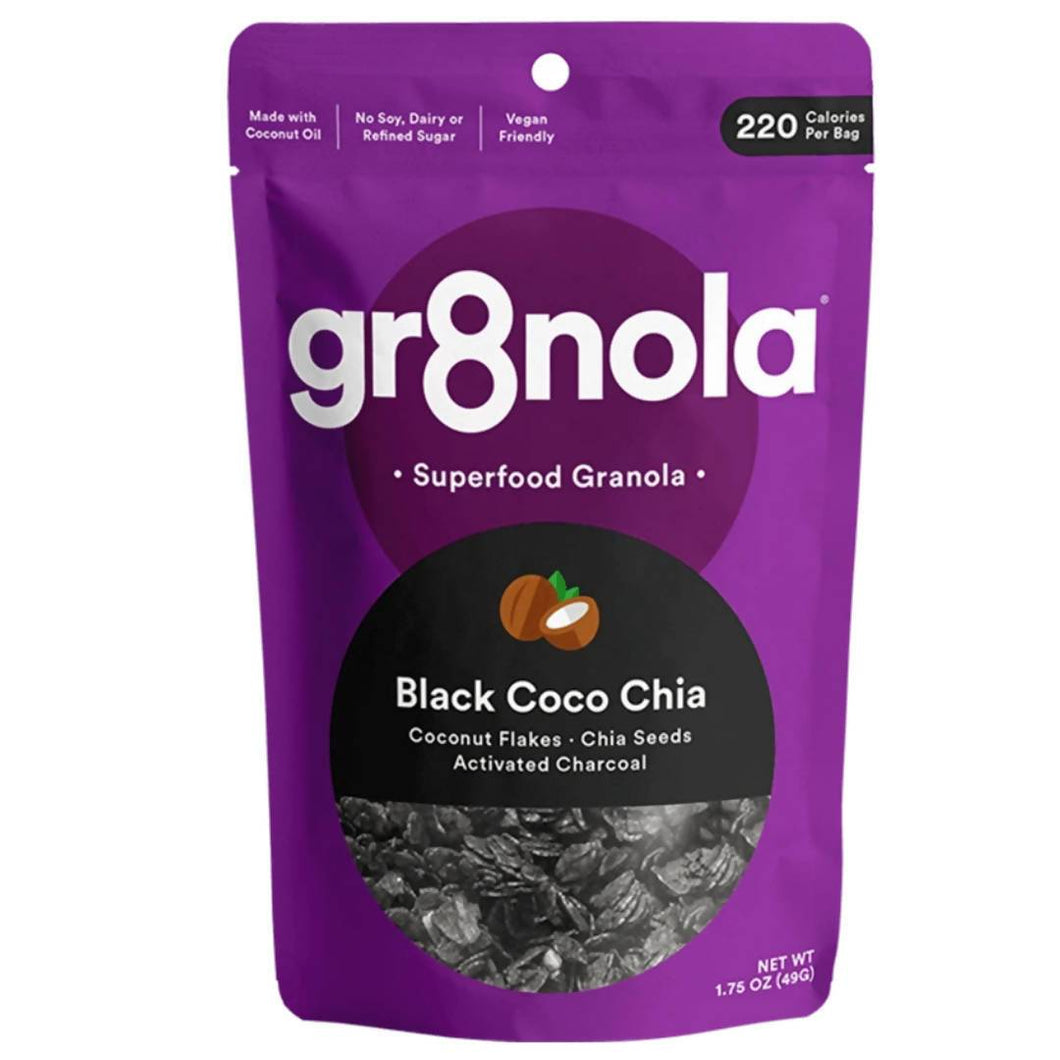 gr8nola - Black Coco Chia Granola Packs - 60 x 1.75oz - Snacks | Delivery near me in ... Farm2Me #url#
