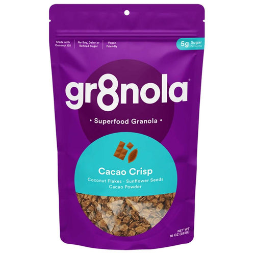 gr8nola - Cacao Crisp Granola Bags - 6 x 10oz - Snacks | Delivery near me in ... Farm2Me #url#