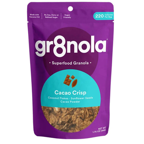 gr8nola - Cacao Crisp Granola Bags - 60 x 1.75oz - Snacks | Delivery near me in ... Farm2Me #url#