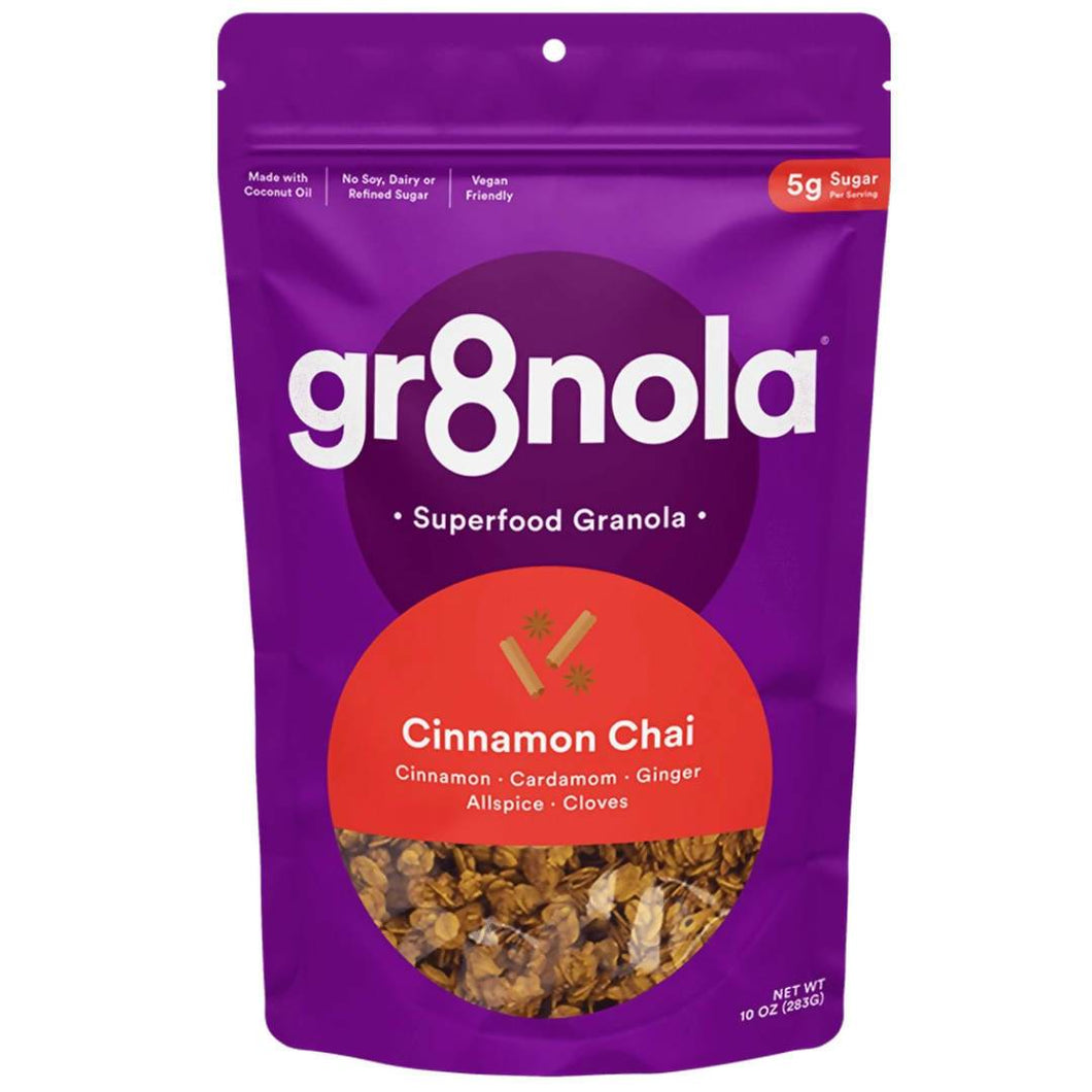 gr8nola - Cinnamon Chai Granola Packs - 6 x 10oz - Snacks | Delivery near me in ... Farm2Me #url#