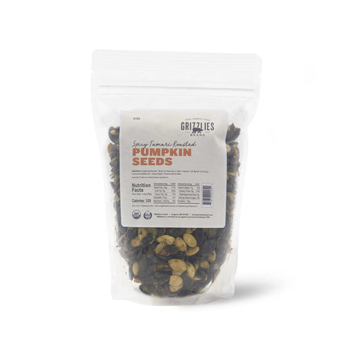 Grizzlies Brand - Grizzlie Granola’s Spicy Tamari Roasted Pumpkin Seeds Bag - 12 x 12oz - Snacks | Delivery near me in ... Farm2Me #url#