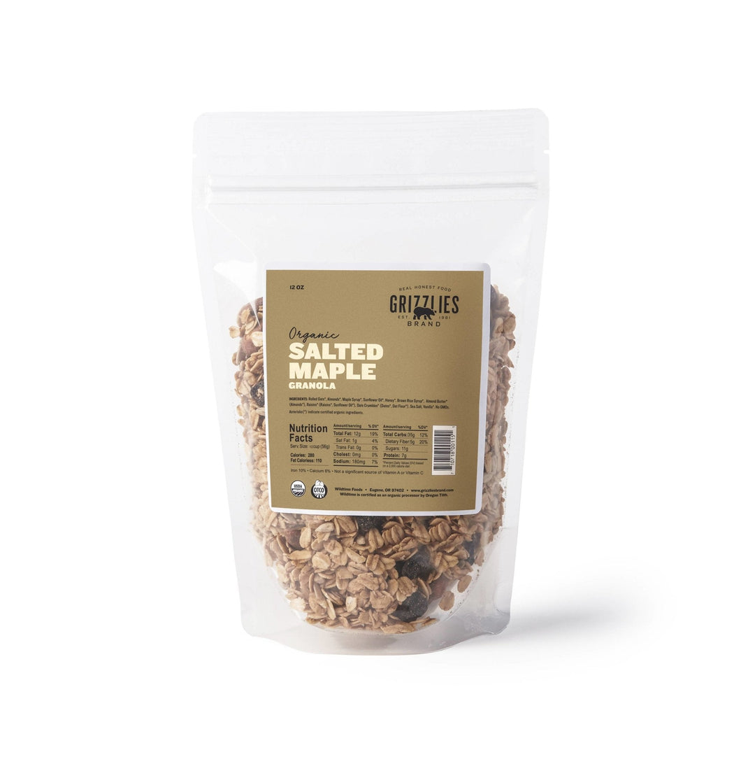 Organic Salted Maple Granola Bags - 12 x 12 oz
