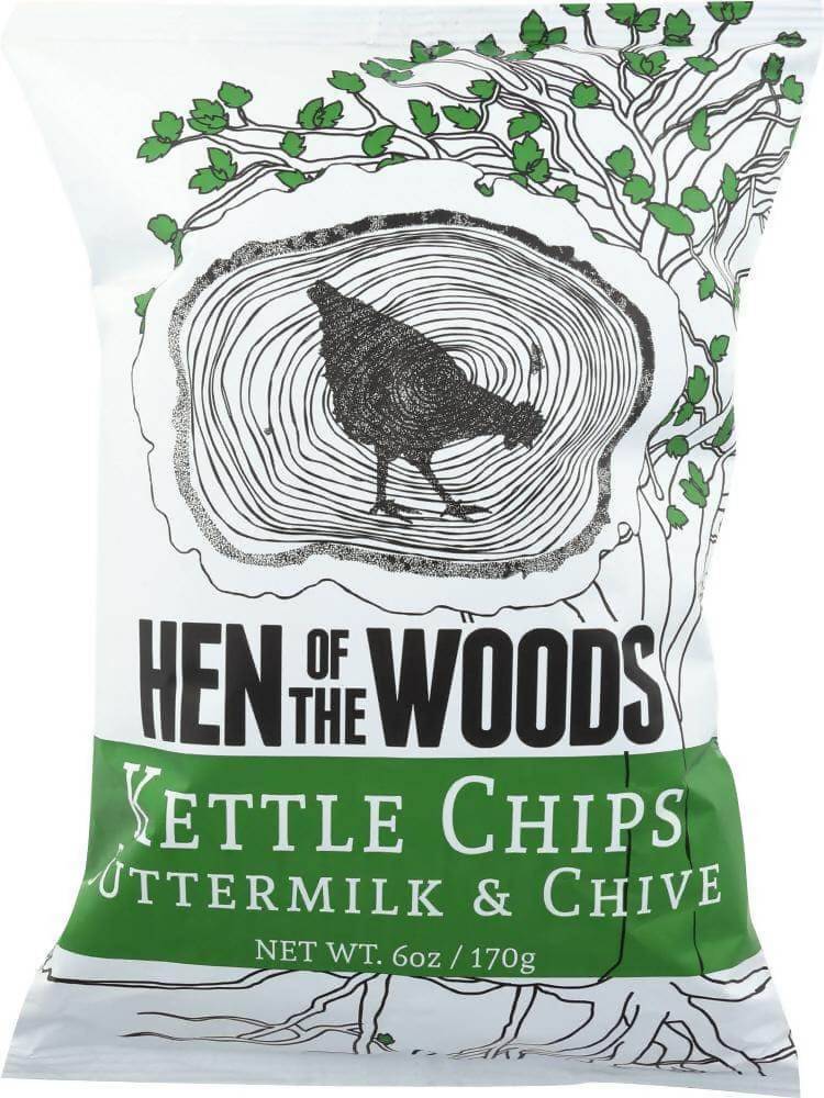 Hen of the Woods LLC - Buttermilk & Chive Kettle Chips Bags - 24 x 6oz - Snacks | Delivery near me in ... Farm2Me #url#