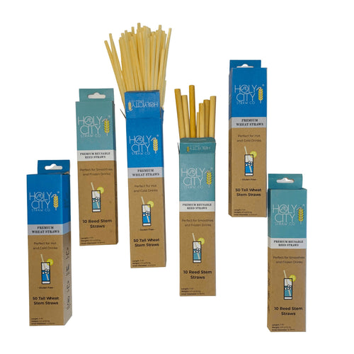 Holy City Straw Company - Wheat and Reed Straw Bundle - 6 Pack by Holy City Straw Company - | Delivery near me in ... Farm2Me #url#