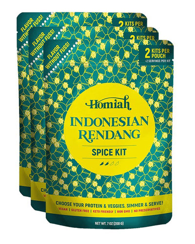 Homiah - Rendang Spice Kit - 3 Pack by Homiah - | Delivery near me in ... Farm2Me #url#