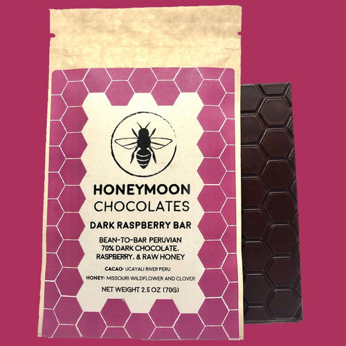 Honeymoon Chocolates - 70% Peru + Raspberry - Dark Chocolate | Delivery near me in ... Farm2Me #url#