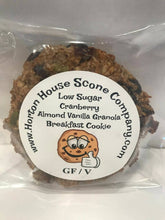 Load image into Gallery viewer, Horton House Scone Company - Horton House Scone GF - Cranberry Almond Vanilla Granola Breakfast Cookie (low sugar) Case - 12 Pieces - Cookies | Delivery near me in ... Farm2Me #url#
