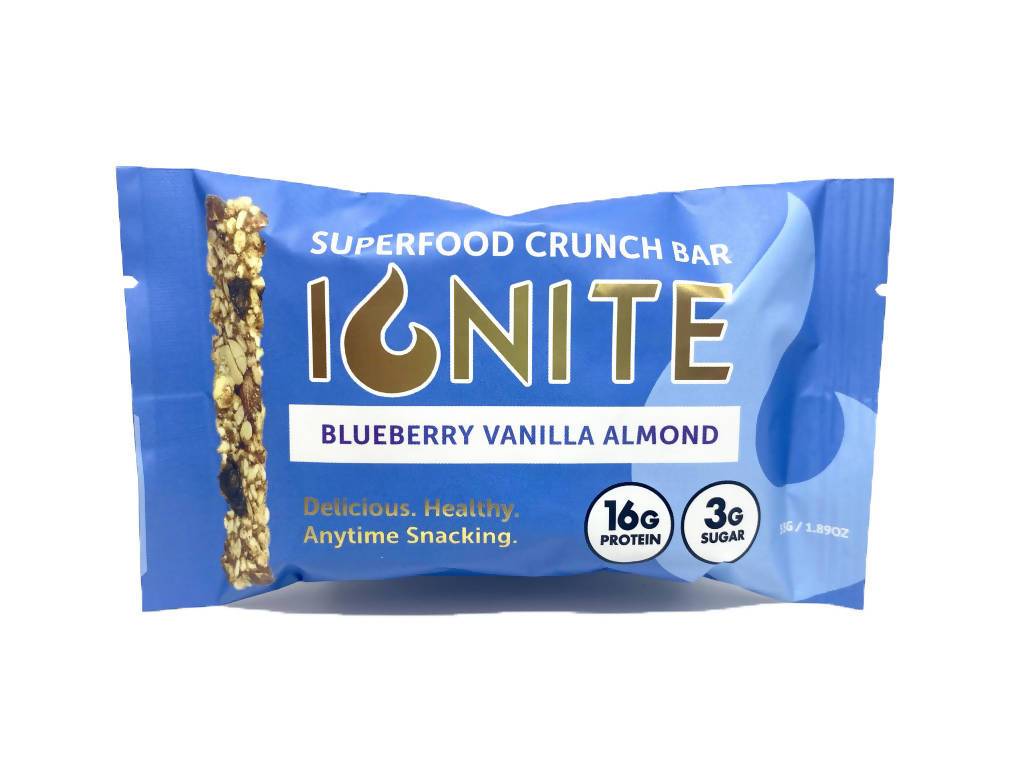 Ignite Bars - Ignite Superfood Bar Blueberry Vanilla Almond - 12 Bars x 1.89oz - Snacks | Delivery near me in ... Farm2Me #url#