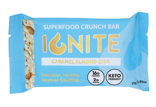 Ignite Bars - Ignite Superfood Bars Caramel Almond Chia - 12 Bars x 1.89 oz - Snack | Delivery near me in ... Farm2Me #url#