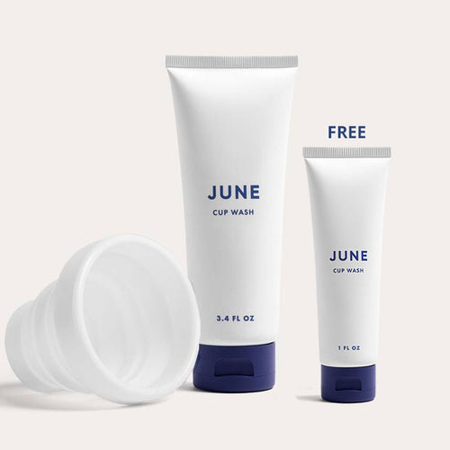 JUNE | The Original June Menstrual Cup - Cup Cleaning Kit w/ Free Mini Wash by JUNE | The Original June Menstrual Cup - | Delivery near me in ... Farm2Me #url#