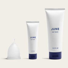 Load image into Gallery viewer, JUNE | The Original June Menstrual Cup - June Cup Wash Bundle by JUNE | The Original June Menstrual Cup - | Delivery near me in ... Farm2Me #url#
