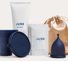 Load image into Gallery viewer, JUNE | The Original June Menstrual Cup - The Basic Firm Cup Kit by JUNE | The Original June Menstrual Cup - | Delivery near me in ... Farm2Me #url#
