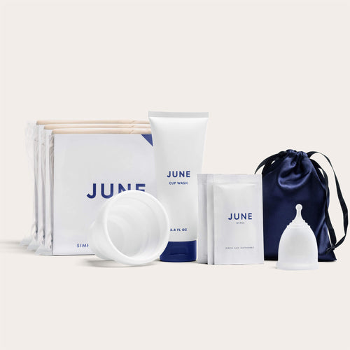 JUNE | The Original June Menstrual Cup - The Complete Period Kit by JUNE | The Original June Menstrual Cup - | Delivery near me in ... Farm2Me #url#
