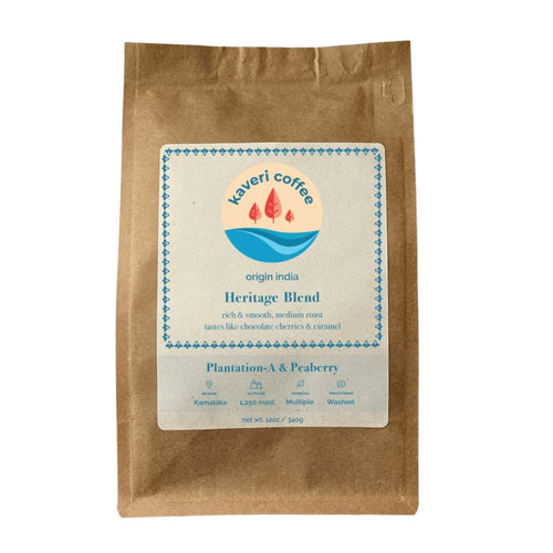 Kaveri Coffee - Blend - Heritage - Medium Roast (Whole Beans) Bags - 2 bags x 5 LB - Beverage | Delivery near me in ... Farm2Me #url#