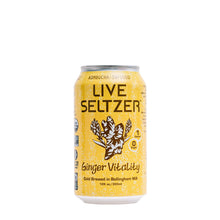 Load image into Gallery viewer, KombuchaTown - Ginger Energy Live Seltzer (case of 12) by KombuchaTown - | Delivery near me in ... Farm2Me #url#

