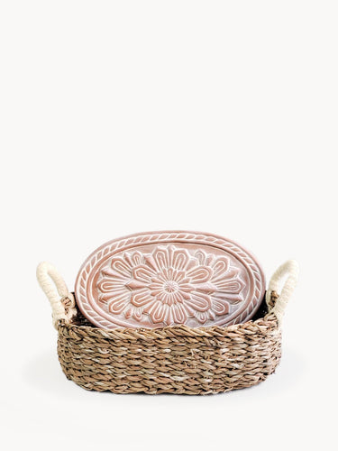 KORISSA - Bread Warmer & Basket - Flower by KORISSA - | Delivery near me in ... Farm2Me #url#