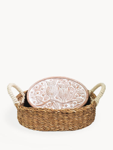 KORISSA - Bread Warmer & Basket - Owl Oval by KORISSA - | Delivery near me in ... Farm2Me #url#