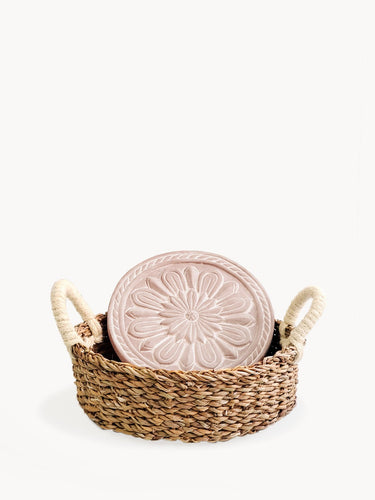 KORISSA - Bread Warmer & Basket - Vintage Flower by KORISSA - | Delivery near me in ... Farm2Me #url#