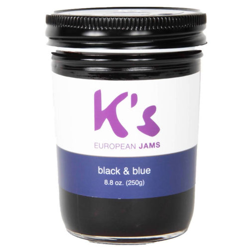 K’s European Jams - Black and Blue Jam Jars - 12 x 8.8oz - Pantry | Delivery near me in ... Farm2Me #url#