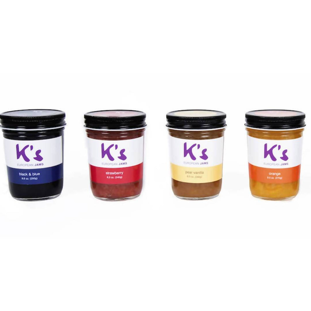 K’s European Jams - Jam Variety Jar Pack - 12 x 8oz - Pantry | Delivery near me in ... Farm2Me #url#
