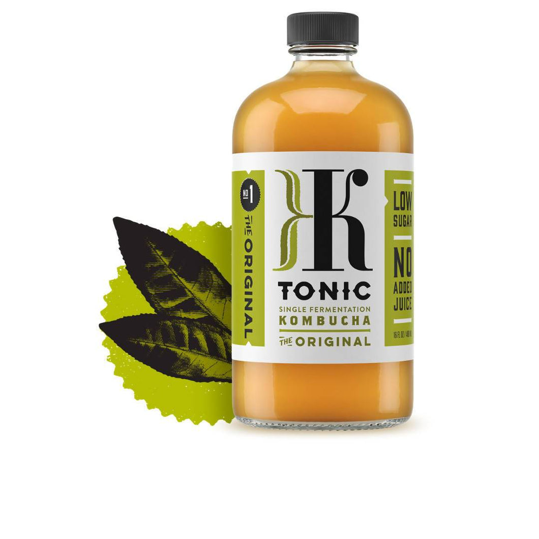 Farm2Me - Beverage - KTonic Kombucha - The Original Kombucha Bottle - 12 x 16oz - The Original Kombucha Bottle - 12 x 16oz -