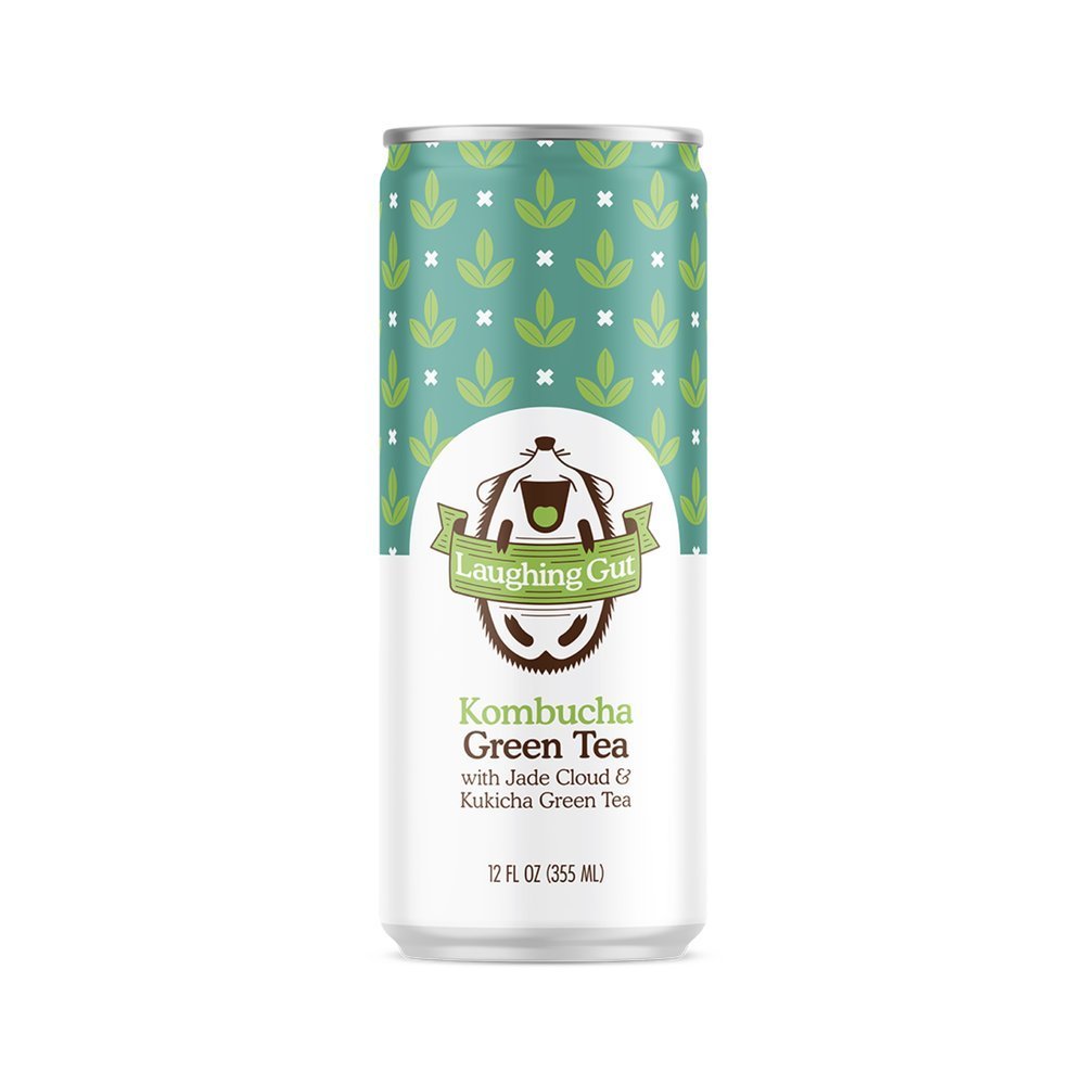 Laughing Gut Kombucha - Laughing Gut Kombucha Green Tea Cans - 12 Cans x 1 Case - Beverages | Delivery near me in ... Farm2Me #url#