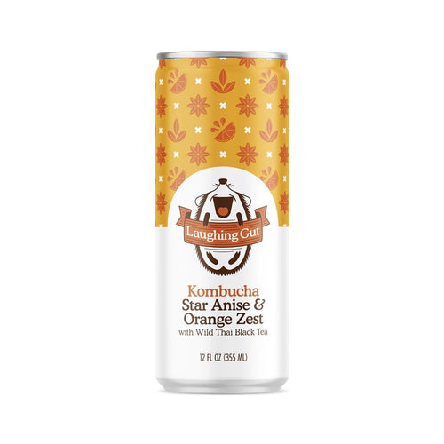 Laughing Gut Kombucha - Laughing Gut Kombucha Star Anise & Orange Zest Cans - 12 Cans x 1 Case - Beverages | Delivery near me in ... Farm2Me #url#