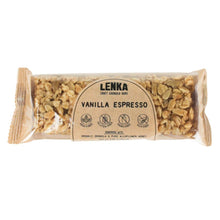 Load image into Gallery viewer, Lenka Bars Vanilla Espresso Bars - 96 bars x 2.25oz case
