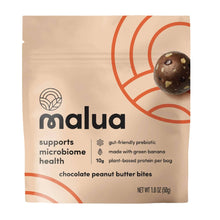 Load image into Gallery viewer, Malua Prebiotic Organic Gut Healthy Vegan Keto Friendly, Low Carb Chocolate Peanut Butter Bites - 8-Bags Pack - Malua | Farm2Me Wholesale
