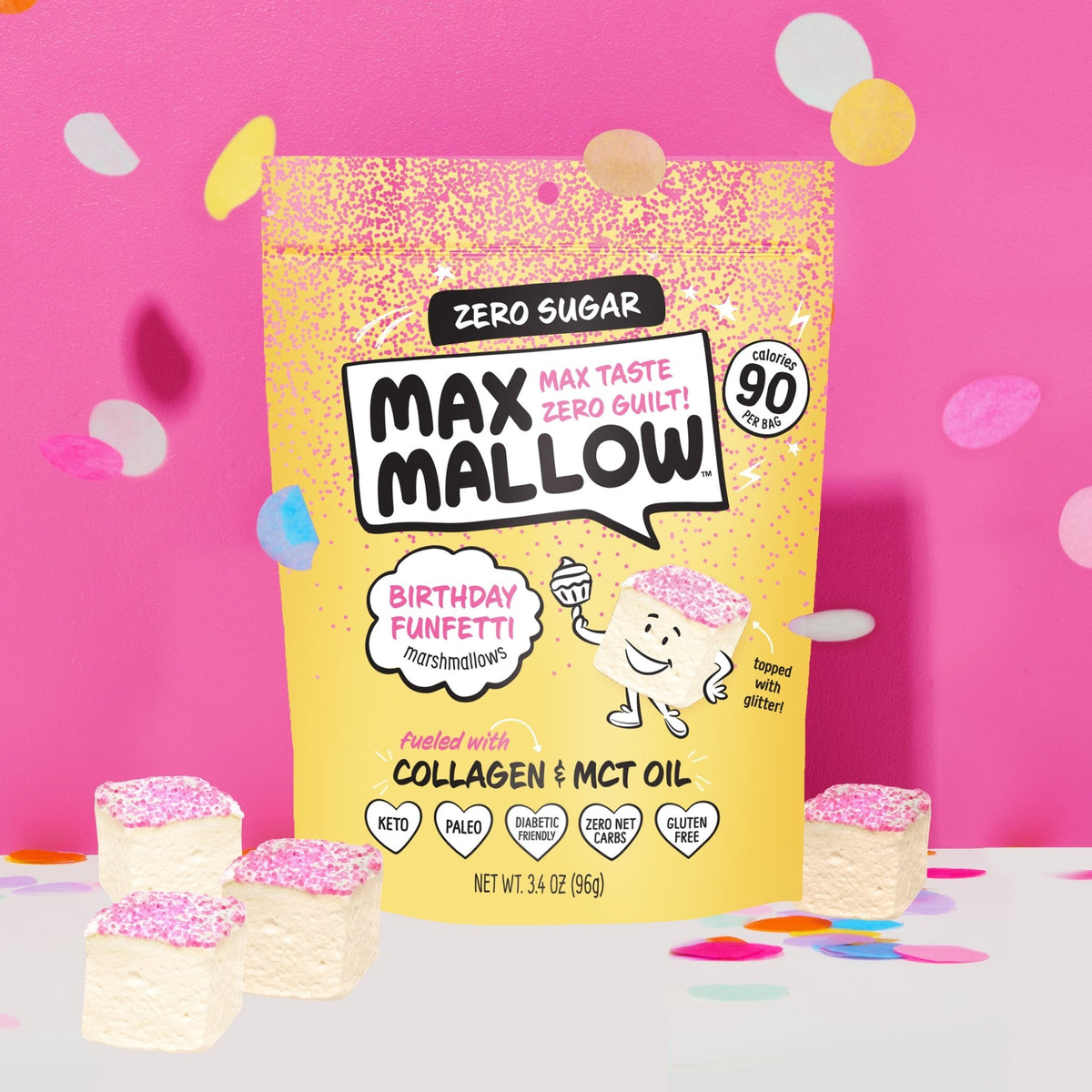 Max Sweets NEW Know Brainer Max Sweets Snacks Low Carb FunFetti Max ...