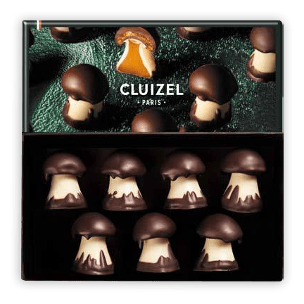 Michel Cluizel Chocolate Mushroom Truffles w/ Caramel