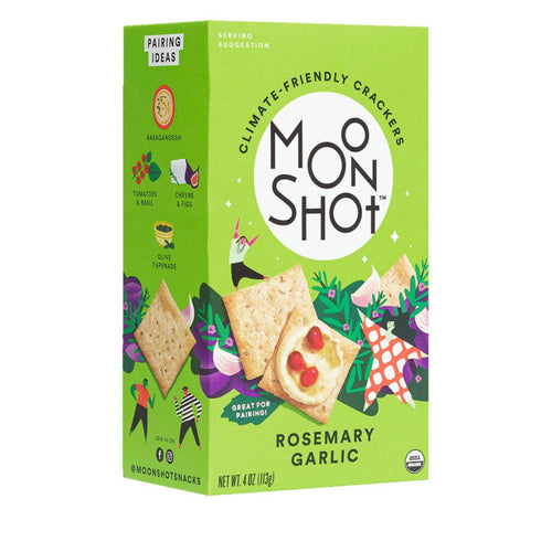Moonshot Snacks - Moonshot Rosemary Garlic Crackers Boxes - 6 boxes x 5.45oz - Snacks | Delivery near me in ... Farm2Me #url#