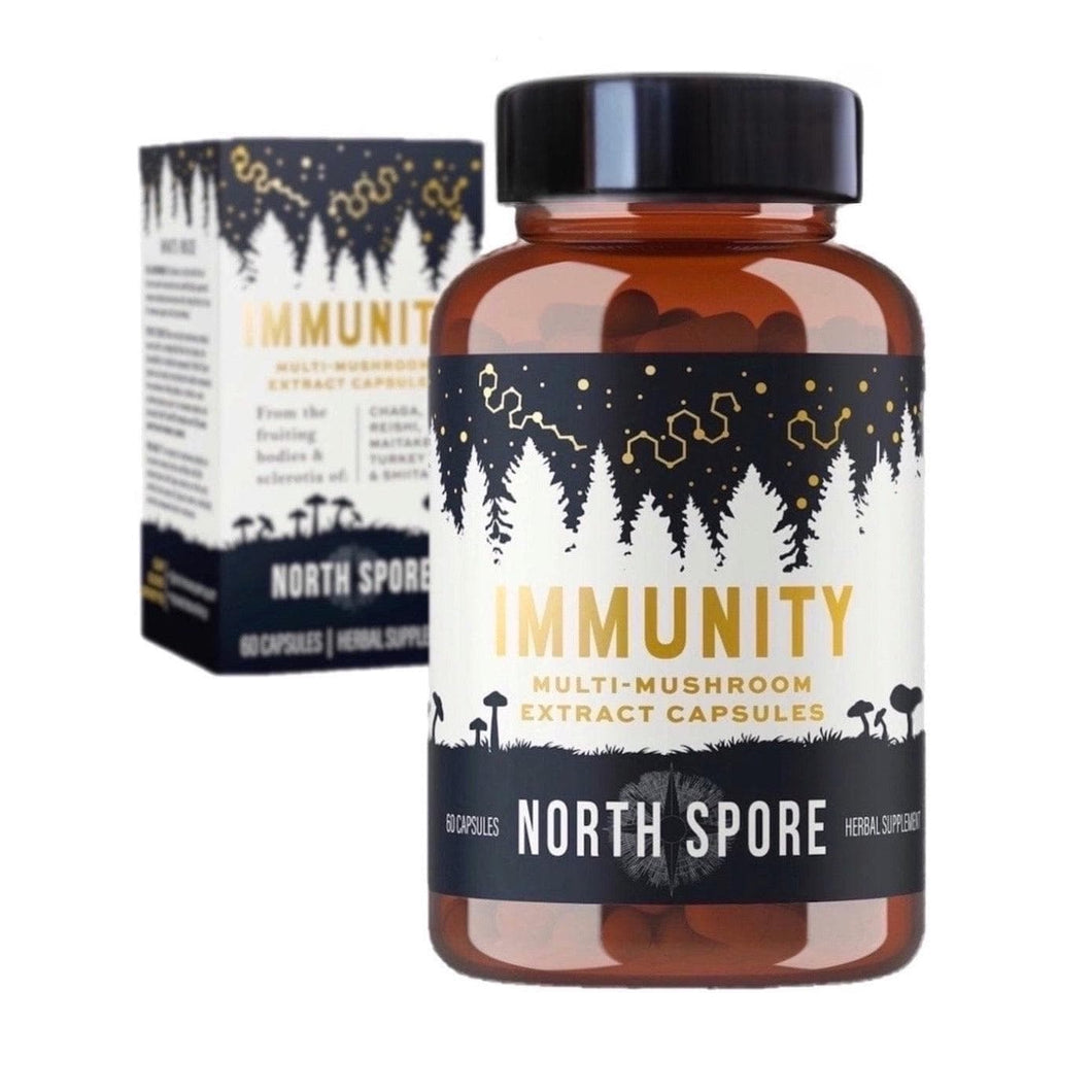 North Spore - Organic ‘Immunity’ Multi-Mushroom Extract Capsules by North Spore - | Delivery near me in ... Farm2Me #url#