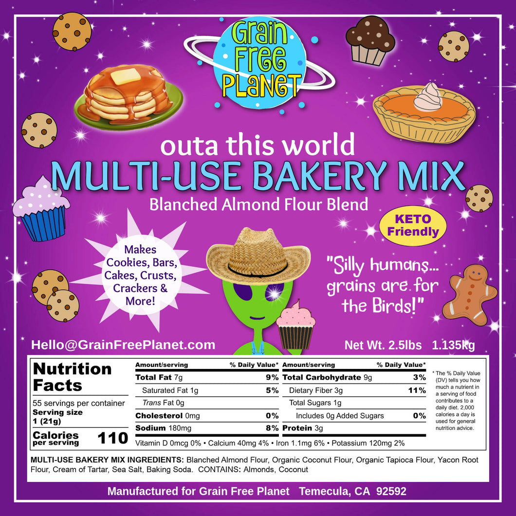 Grain Free Planet Keto Multi-Use Bakery Mix
